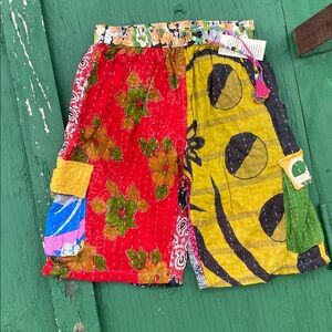 Kantha Cotton Patch Shorts